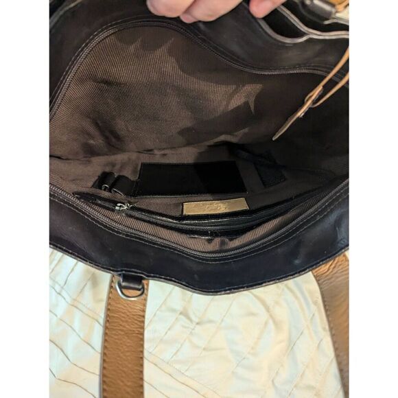 Vintage Radley London Black Leather Tote Shoulder bag, Top Grab Handle - Picture 5 of 9